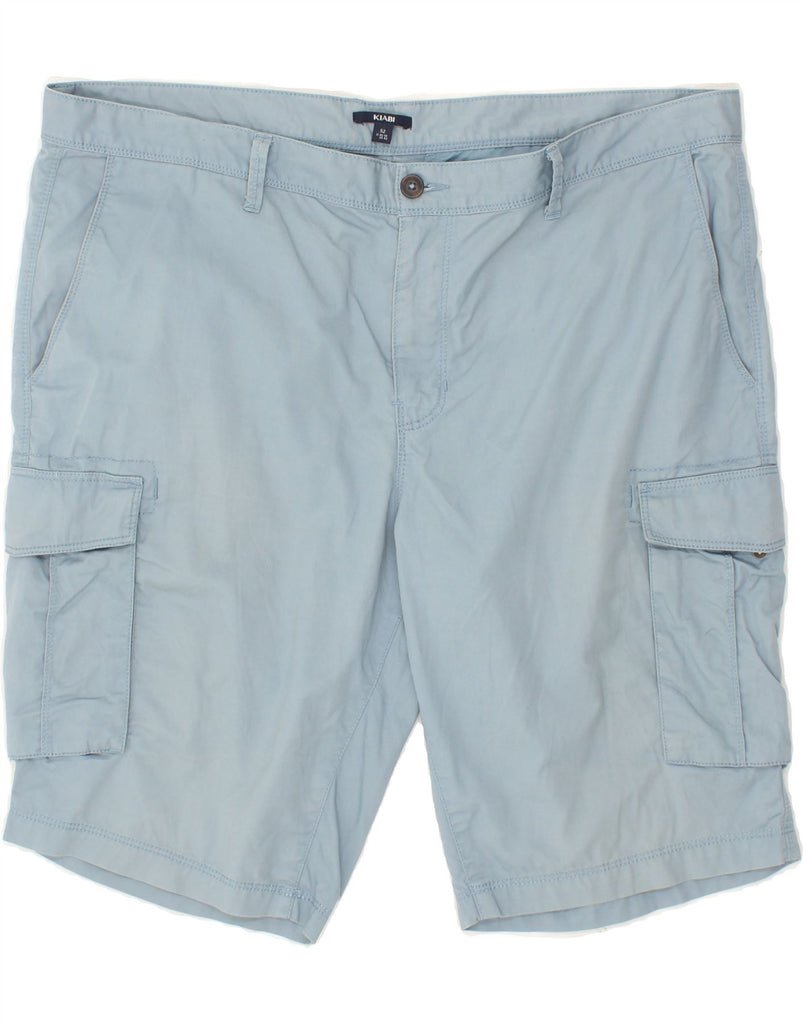 KIABI Mens Cargo Shorts IT 52 XL W42  Blue Cotton Vintage Kiabi and Second-Hand Kiabi from Messina Hembry 