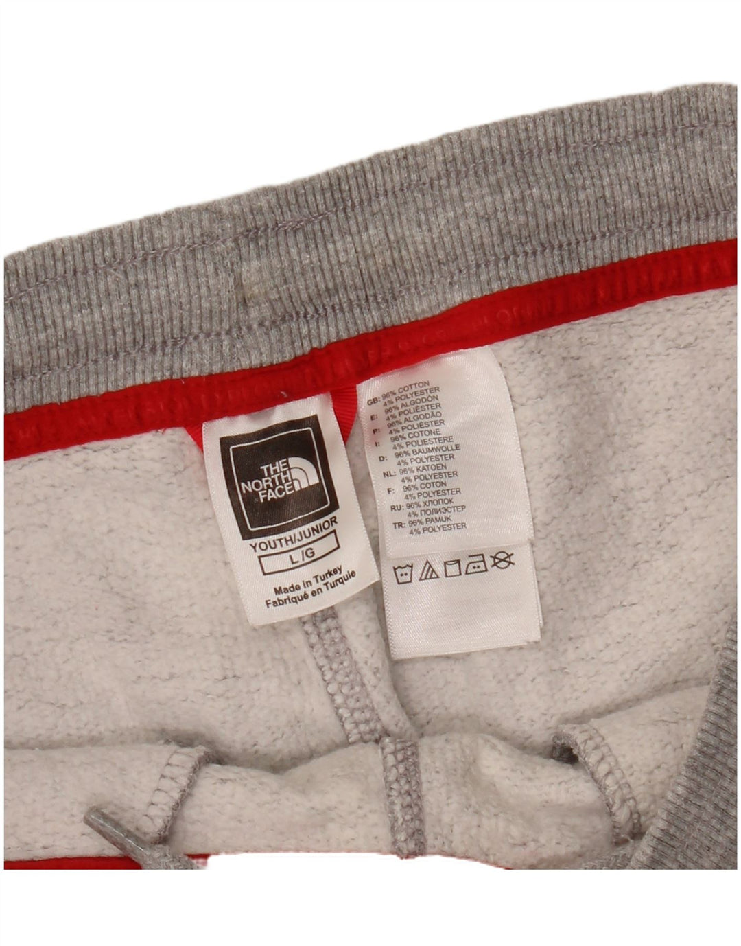 THE NORTH FACE Boys Tracksuit Trousers Joggers 11-12 Years Large Grey