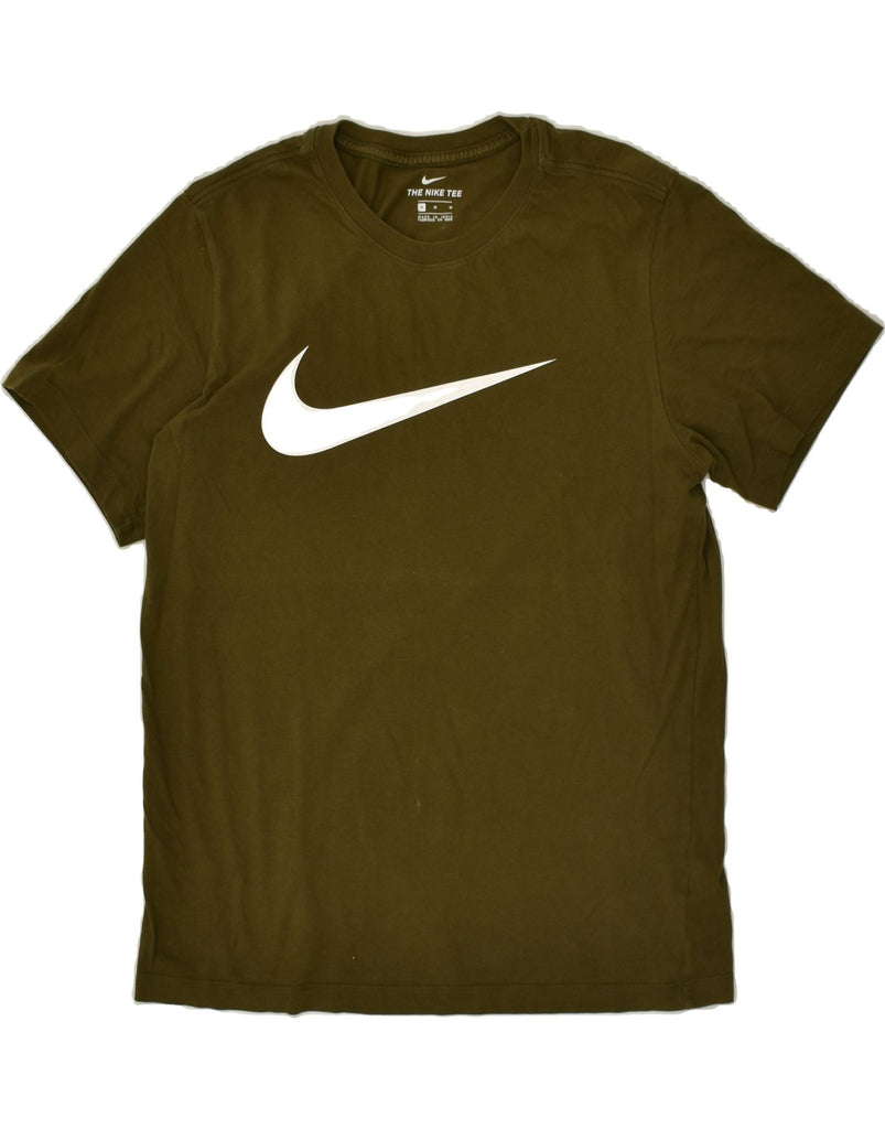 NIKE Mens Graphic T-Shirt Top Medium Green Cotton Vintage Nike and Second-Hand Nike from Messina Hembry 