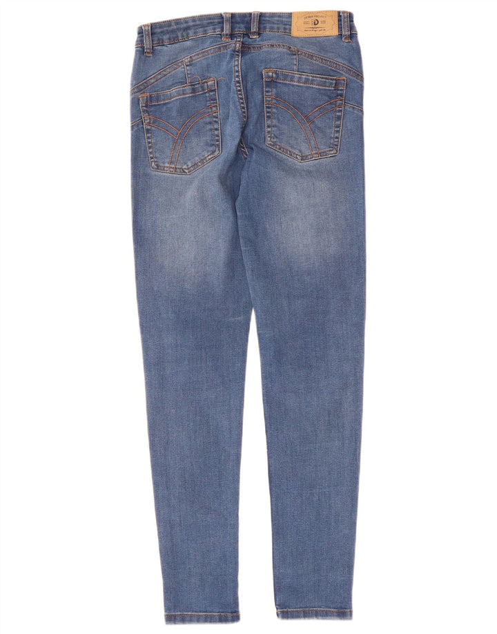 Dack's Womens Slim Jeans IT 42 Medium W28 L27 Blue Cotton
