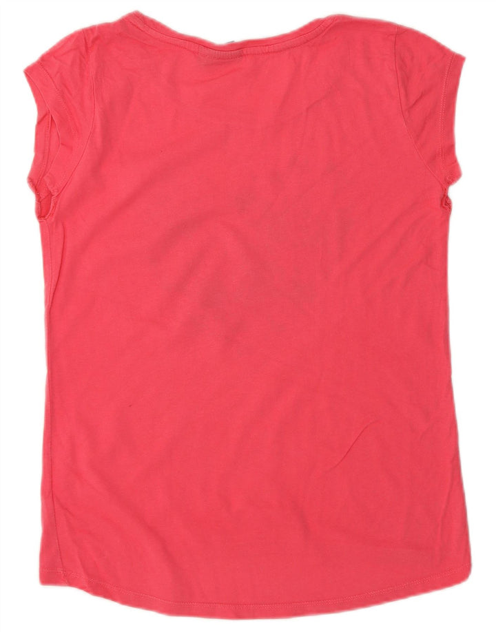 Lotto Womens Graphic T-Shirt Top UK 12 Medium Pink