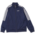 Adidas Boys Climalite Tracksuit Top Jacket 13-14 Years Navy Blue Polyester
