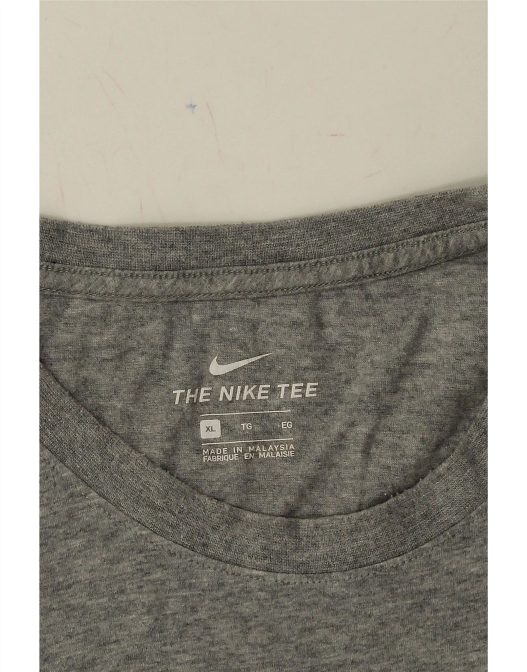 NIKE Mens T-Shirt Top XL Grey Cotton Vintage Nike and Second-Hand Nike from Messina Hembry 