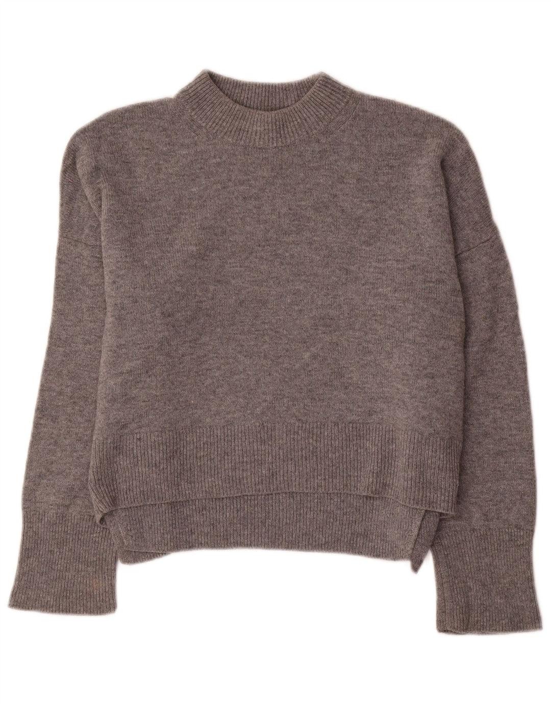 Whistles Womens Oversized Turtle Neck Jumper Sweater UK 10 Small Grey Wool