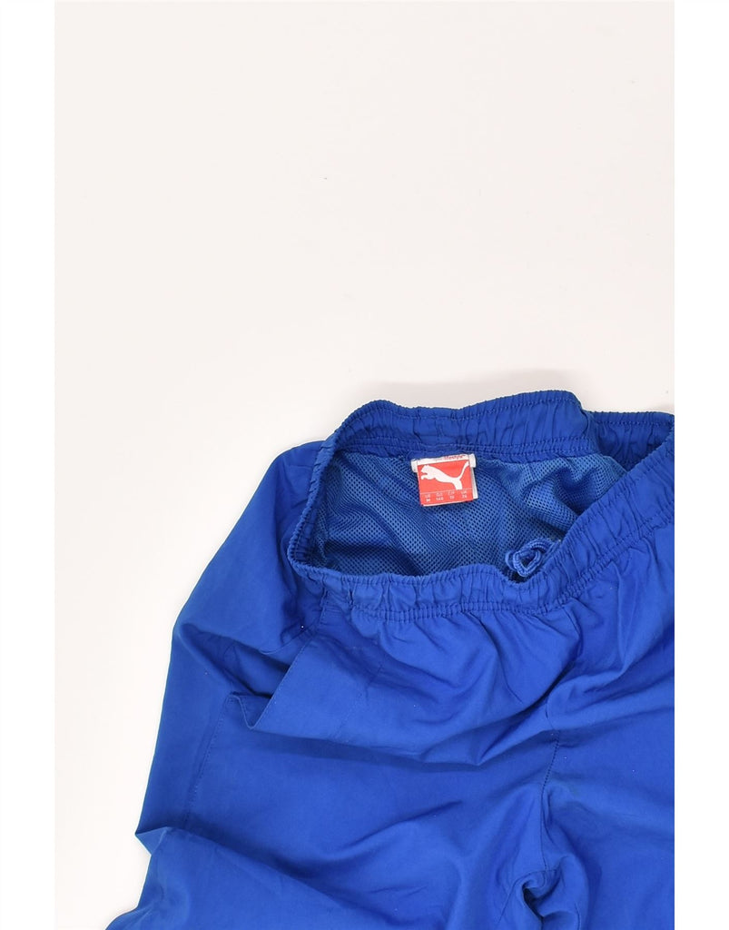 PUMA Boys Graphic Tracksuit Trousers Joggers 9-10 Years  Blue | Vintage Puma | Thrift | Second-Hand Puma | Used Clothing | Messina Hembry 