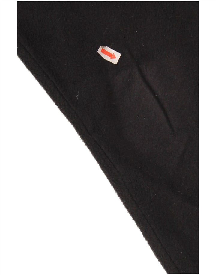 BERGHAUS Womens Oversized Fleece Jacket UK 8 Small  Black Polyester