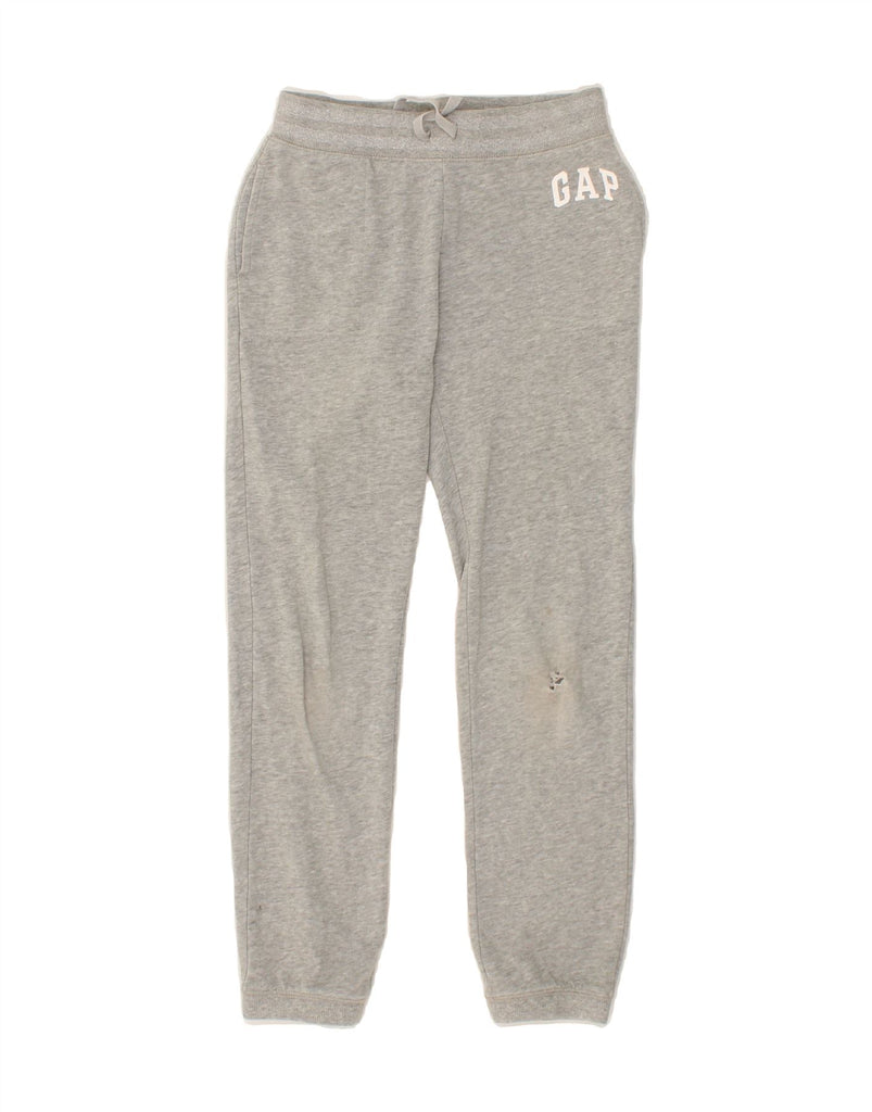 GAP Girls Graphic Tracksuit Trousers Joggers 9-10 Years Large  Grey Cotton Vintage Gap and Second-Hand Gap from Messina Hembry 