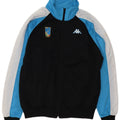 Kappa Mens Italia Tracksuit Top Jacket Small Black Colourblock Polyester
