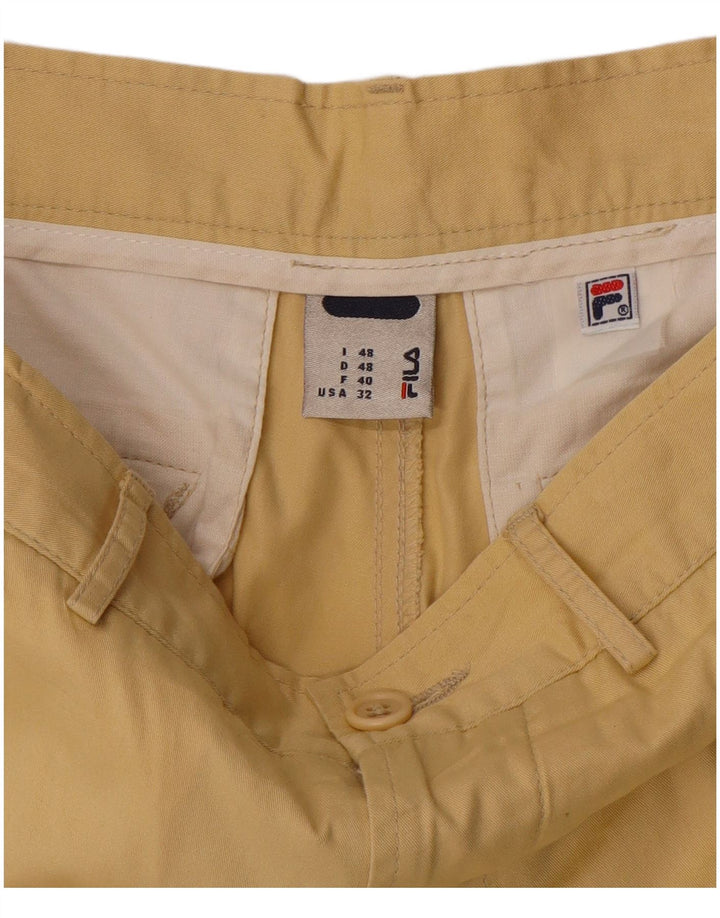 FILA Mens Cargo Shorts W32 Large Beige