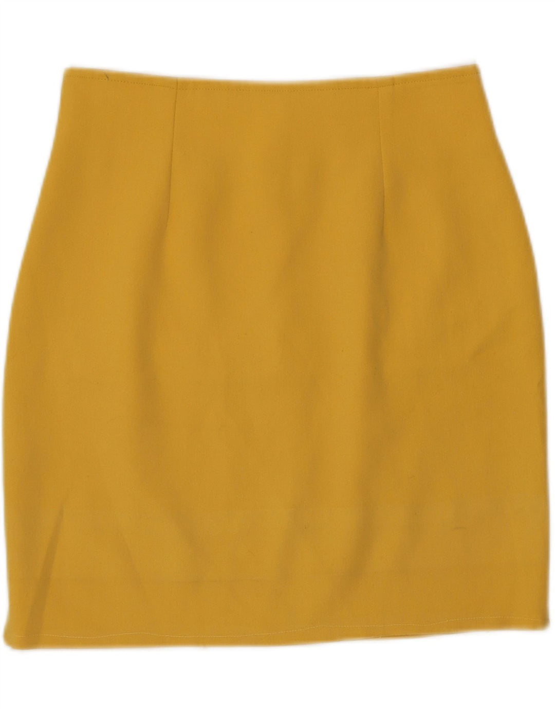 SPORTSTAFF Womens Pencil Skirt IT 44 Medium W27  Yellow Polyester Vintage Sportstaff and Second-Hand Sportstaff from Messina Hembry 