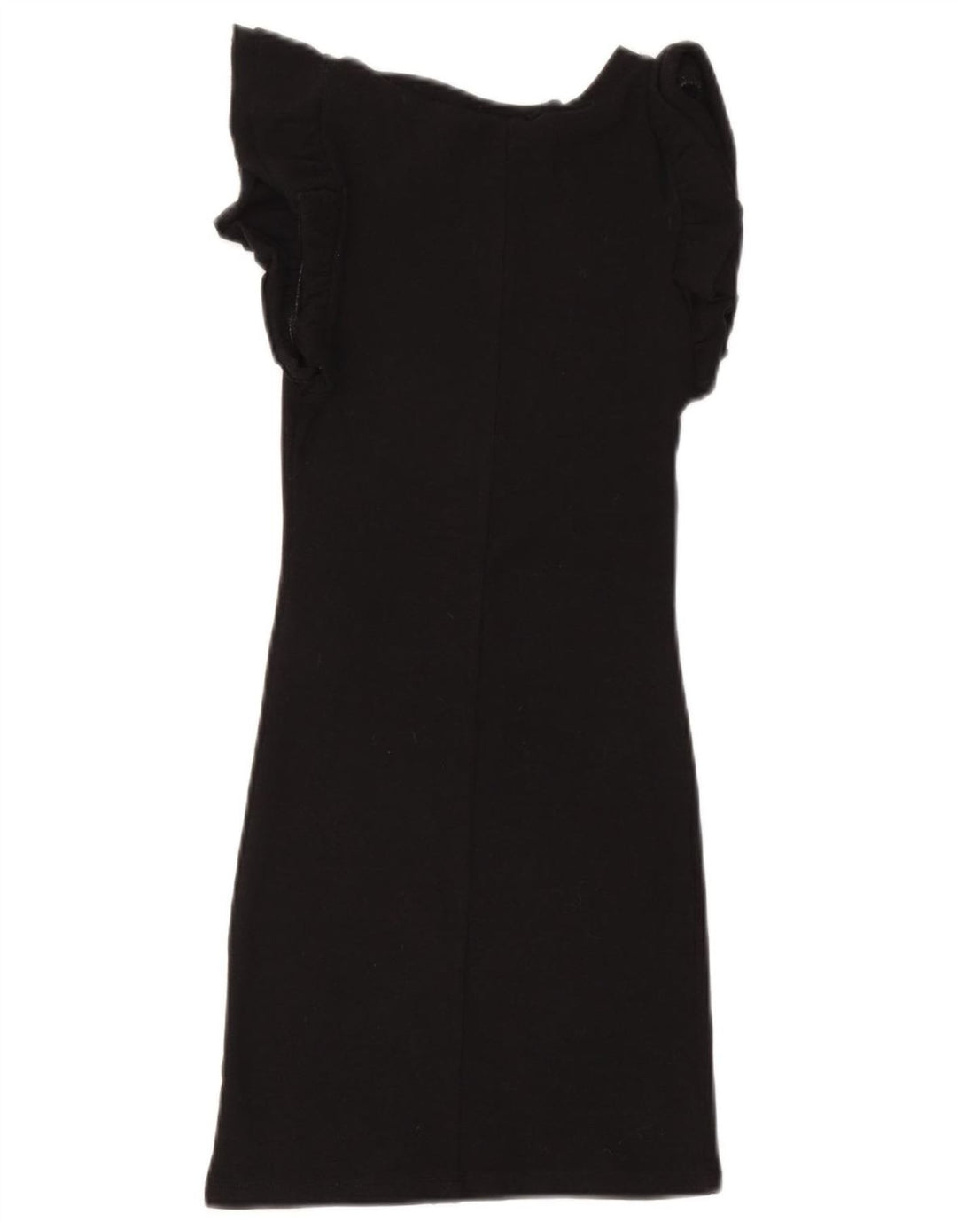 Zara Womens Sheath Dress UK 10 Small Black Cotton