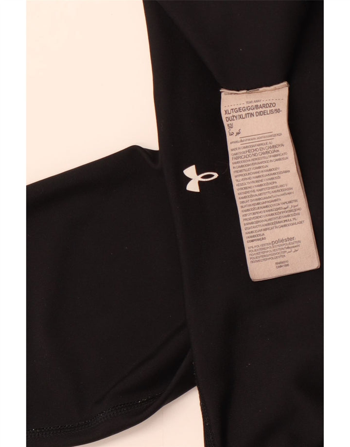 UNDER ARMOUR Womens Leggings UK 18 XL Black Polyester