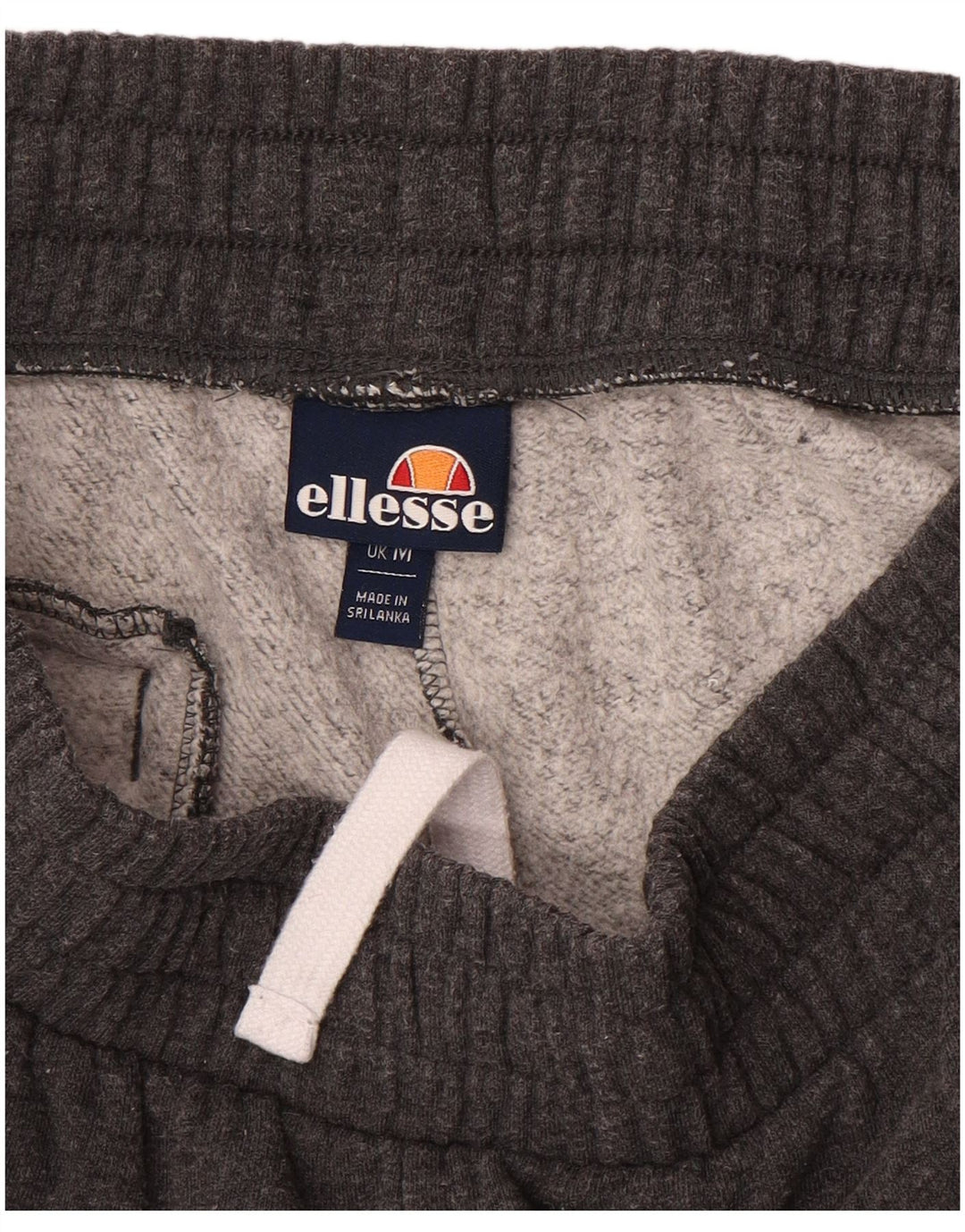 Ellesse Mens Tracksuit Trousers Joggers Medium  Grey Cotton