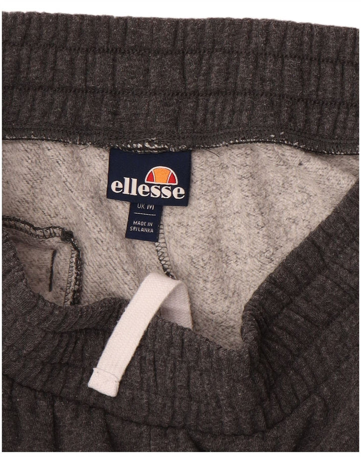 Ellesse Mens Tracksuit Trousers Joggers Medium  Grey Cotton