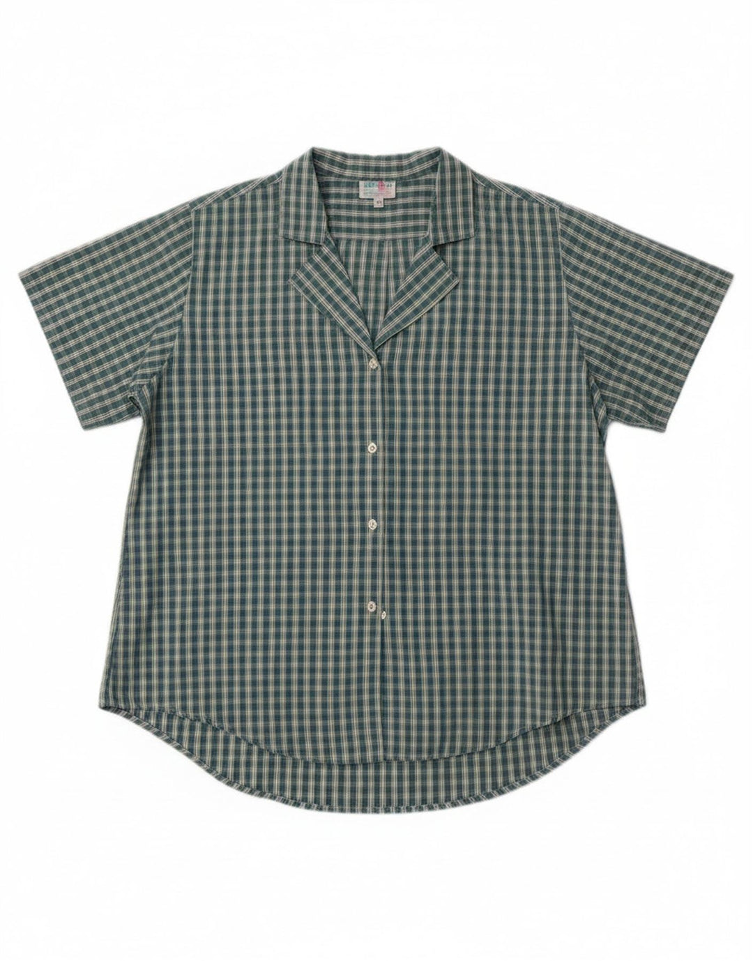 Balloon Womens EU 38 Medium Green Check Cotton