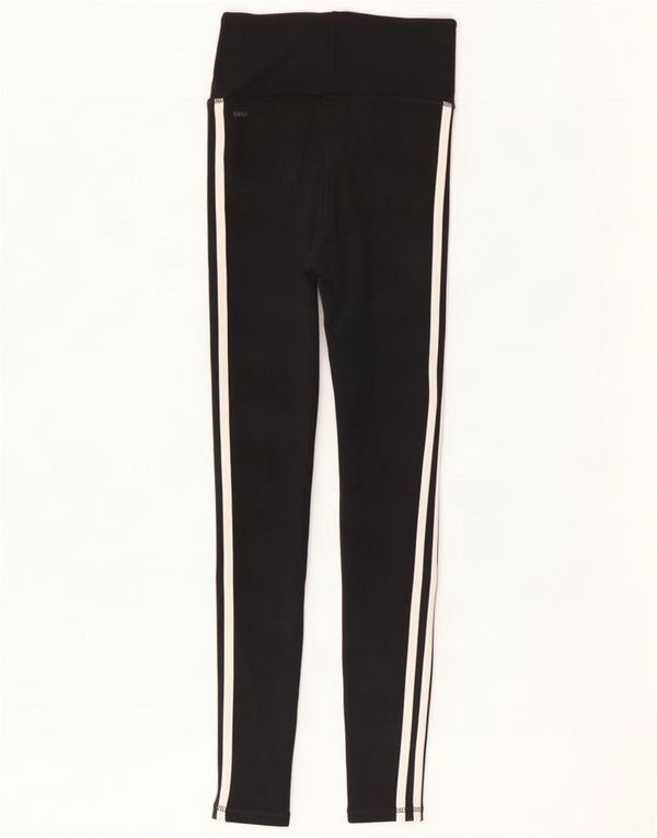 Adidas Womens Climalite Leggings UK 4/6 XS Black Polyester
