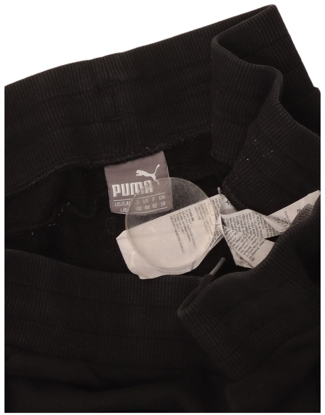 Puma Womens Tracksuit Trousers Joggers UK 14 Large Black Polyester