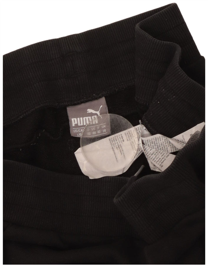 Puma Womens Tracksuit Trousers Joggers UK 14 Large Black Polyester