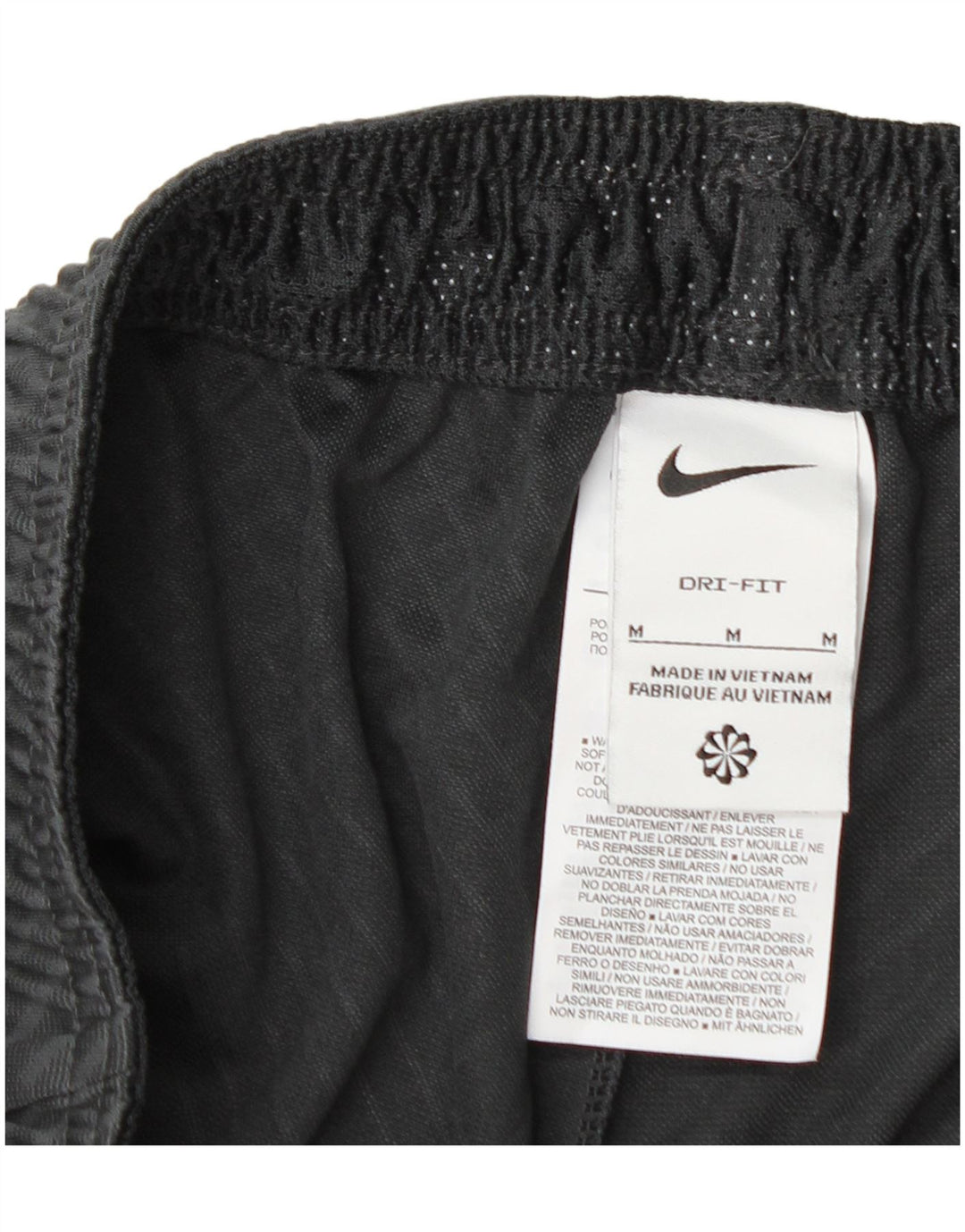 Nike Mens Dri Fit Sport Shorts Medium  Black Geometric Polyester