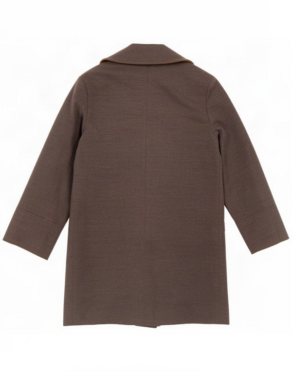 Topshop Womens Open Oversized Overcoat UK 8 Small Grey