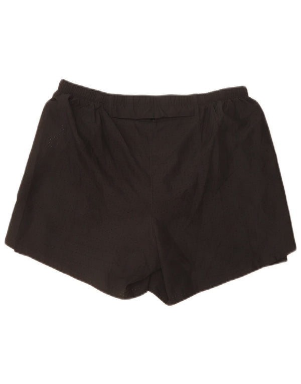 Nike Mens Dri Fit Graphic Sport Shorts Large  Black Polyester