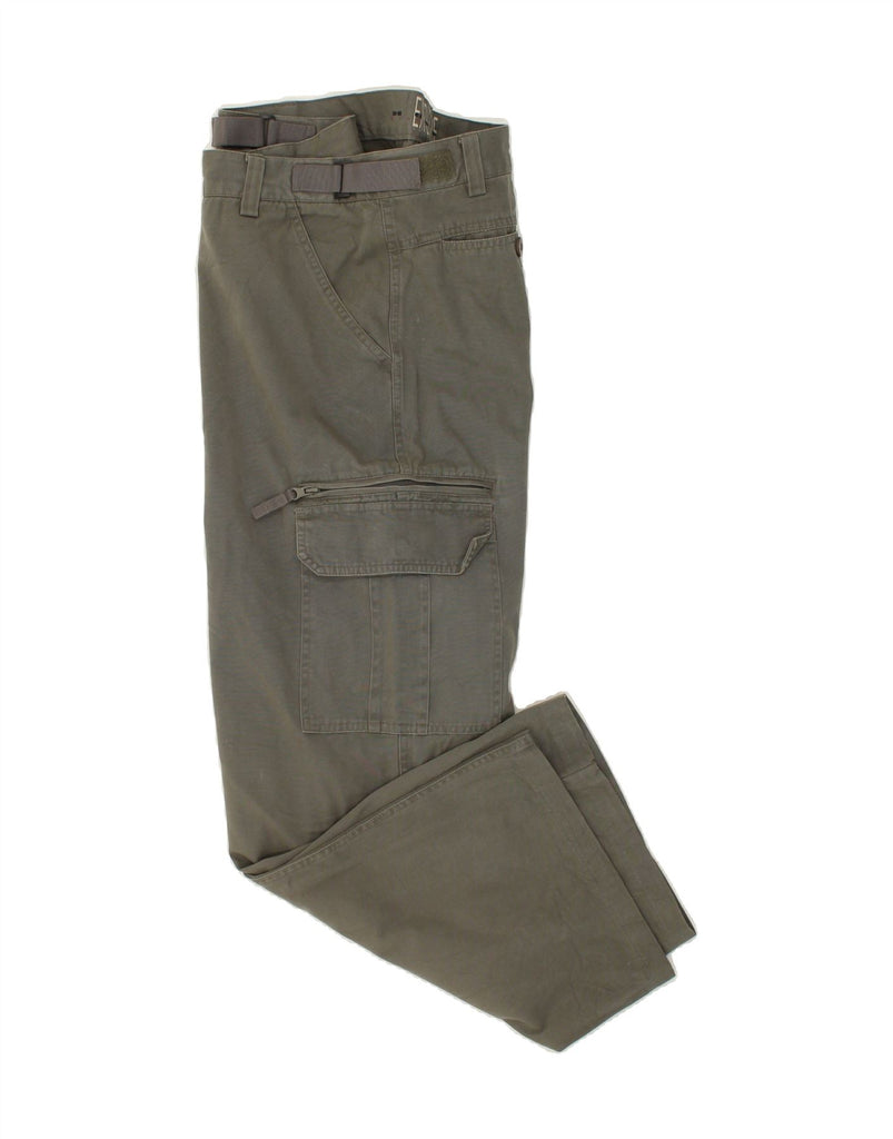 VINTAGE Mens Straight Cargo Trousers 2XL W38 L27 Grey Cotton | Vintage Vintage | Thrift | Second-Hand Vintage | Used Clothing | Messina Hembry 