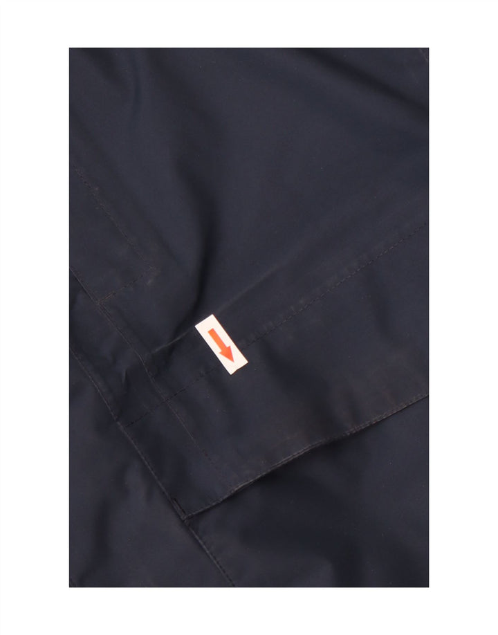 Helly Hansen Mens Hooded Windbreaker Jacket UK 38 Medium Navy Blue