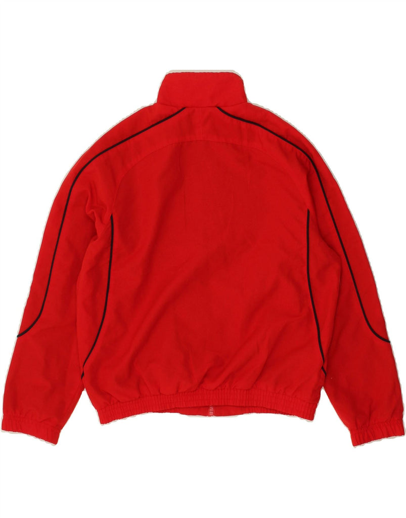 ADIDAS Boys Tracksuit Top Jacket 9-10 Years Red Polyester Vintage Adidas and Second-Hand Adidas from Messina Hembry 