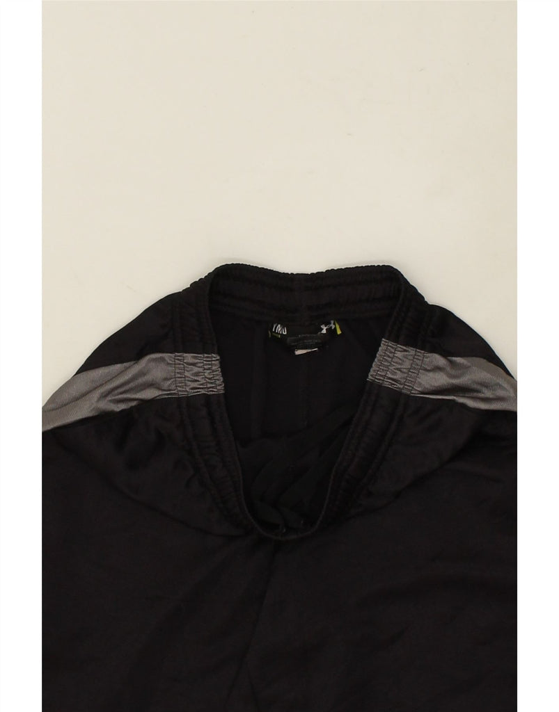 UNDER ARMOUR Boys Graphic Sport Shorts 9-10 Years Medium Black Colourblock | Vintage Under Armour | Thrift | Second-Hand Under Armour | Used Clothing | Messina Hembry 