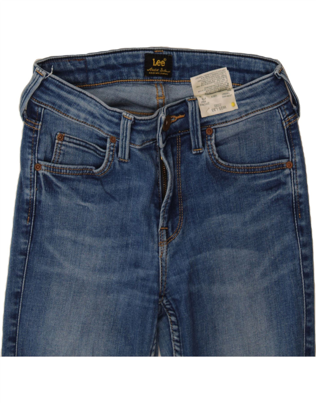 LEE Womens Jodee Skinny Jeans W25 L25 Blue Cotton Vintage Lee and Second-Hand Lee from Messina Hembry 
