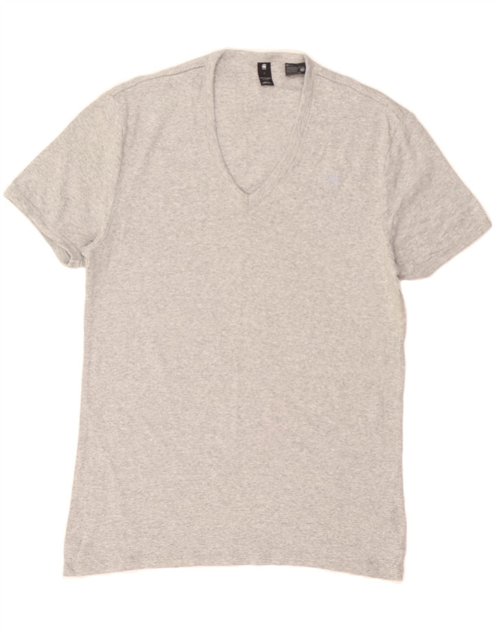 G-STAR Mens T-Shirt Top Large Grey Cotton Vintage G-Star and Second-Hand G-Star from Messina Hembry 