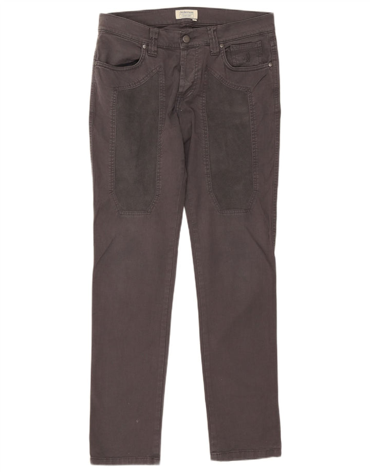 Jeckerson Womens Slim Jeans  W32 L31 Grey Cotton