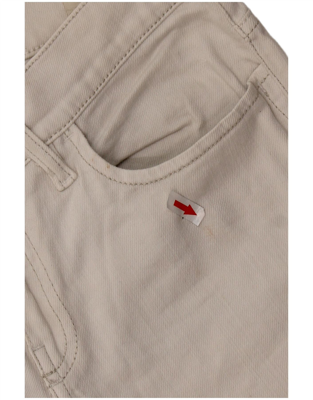 DIESEL Womens Liv Slim Straight Jeans W27 L24 White Cotton