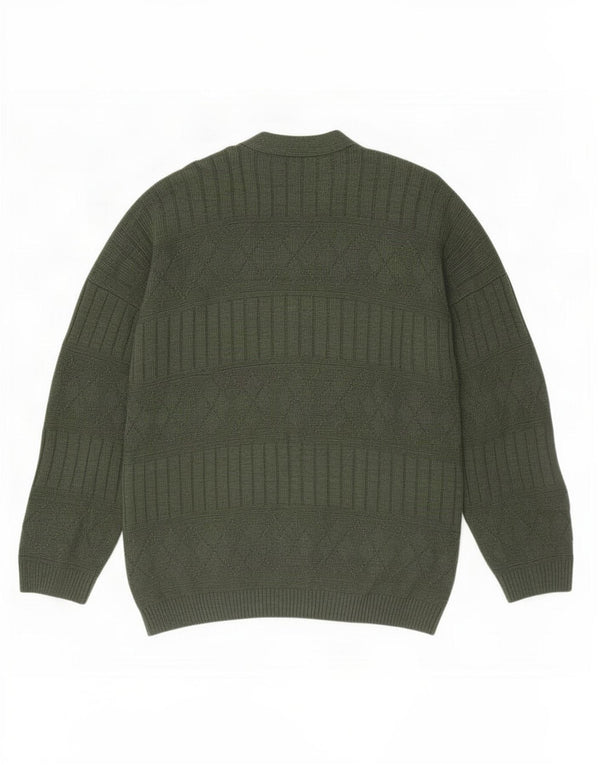 Marks & Spencer Mens St. Michael Cardigan Sweater Large Green
