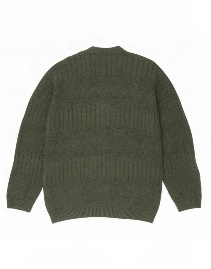 Marks & Spencer Mens St. Michael Cardigan Sweater Large Green