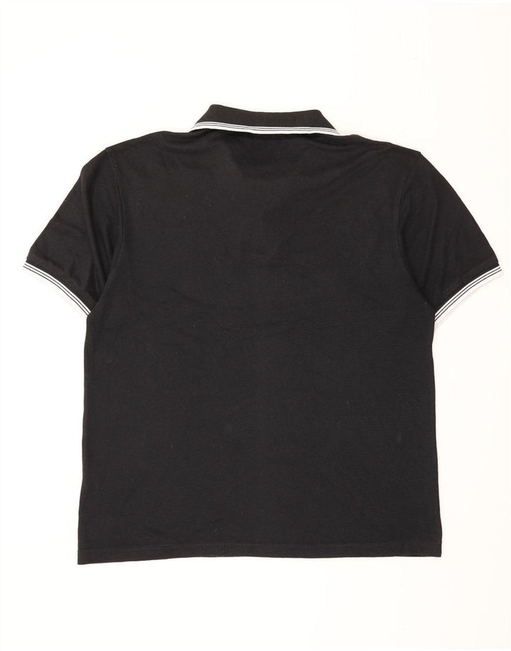 Paul Smith Mens Polo Shirt Large Black Cotton