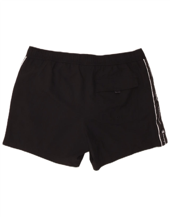 Champion Mens Graphic Sport Shorts 2XL Black Polyester