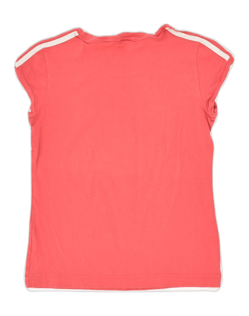 ADIDAS Womens T-Shirt Top UK 14 Medium Pink Cotton | Vintage Adidas | Thrift | Second-Hand Adidas | Used Clothing | Messina Hembry 