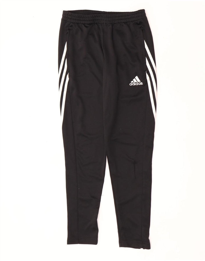 Adidas Mens Climalite Tracksuit Trousers Small Black Polyester