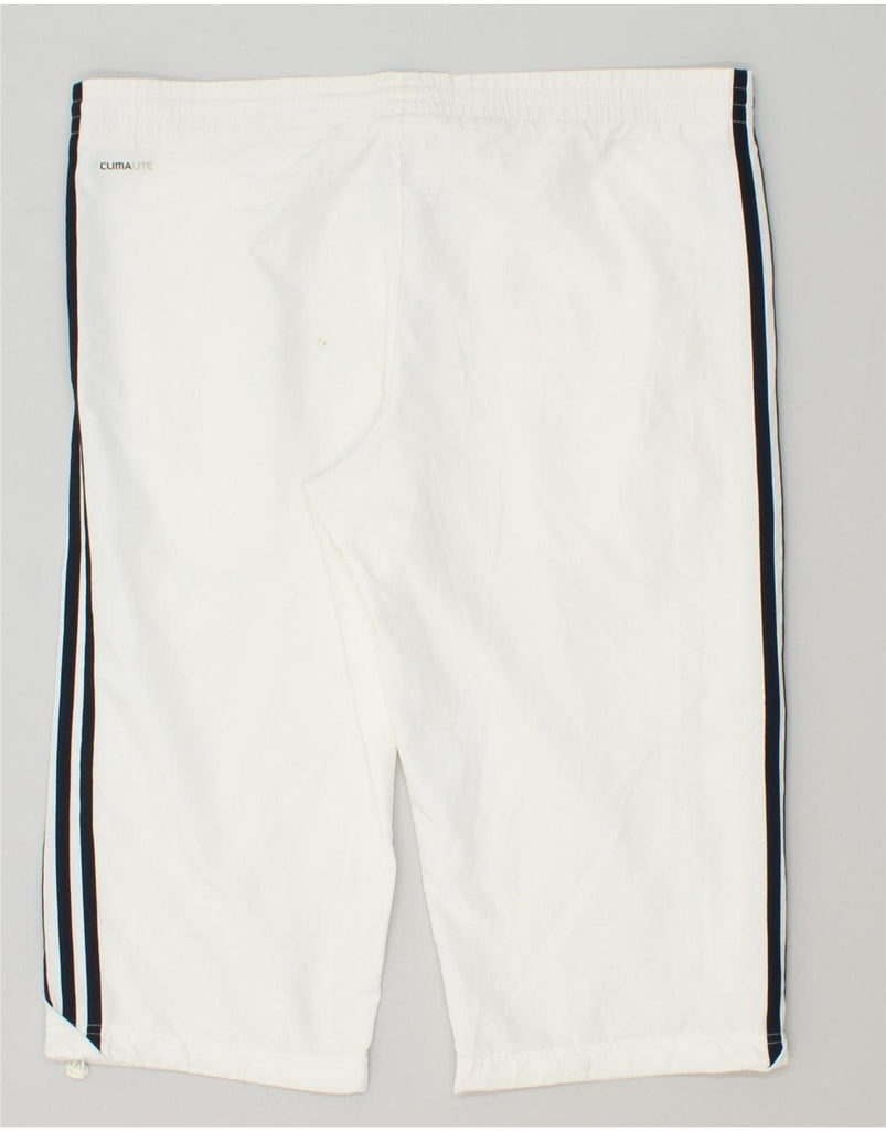 ADIDAS Mens Clima 365 Bermuda Sport Shorts Small White Polyester Vintage Adidas and Second-Hand Adidas from Messina Hembry 