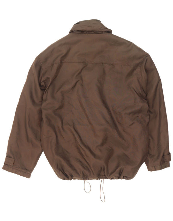 Gas Mens Bomber Jacket UK 42 XL Brown