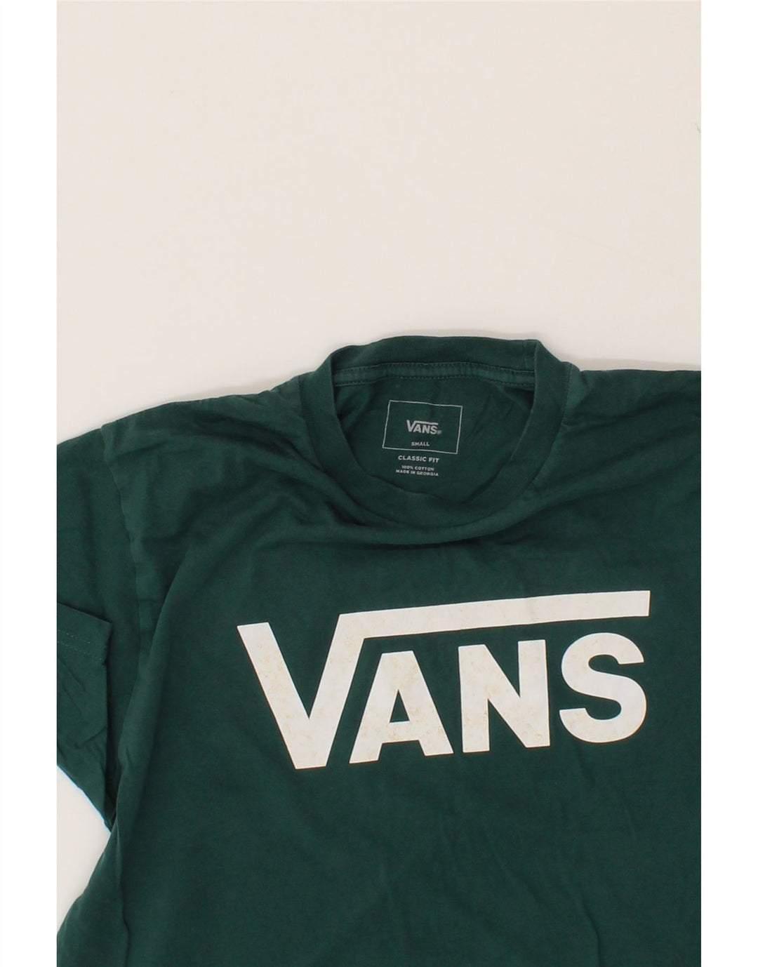 Womens Classic Fit Graphic T-Shirt Top UK 10 Small Vintage Vans and Second-Hand Vans from Messina Hembry 