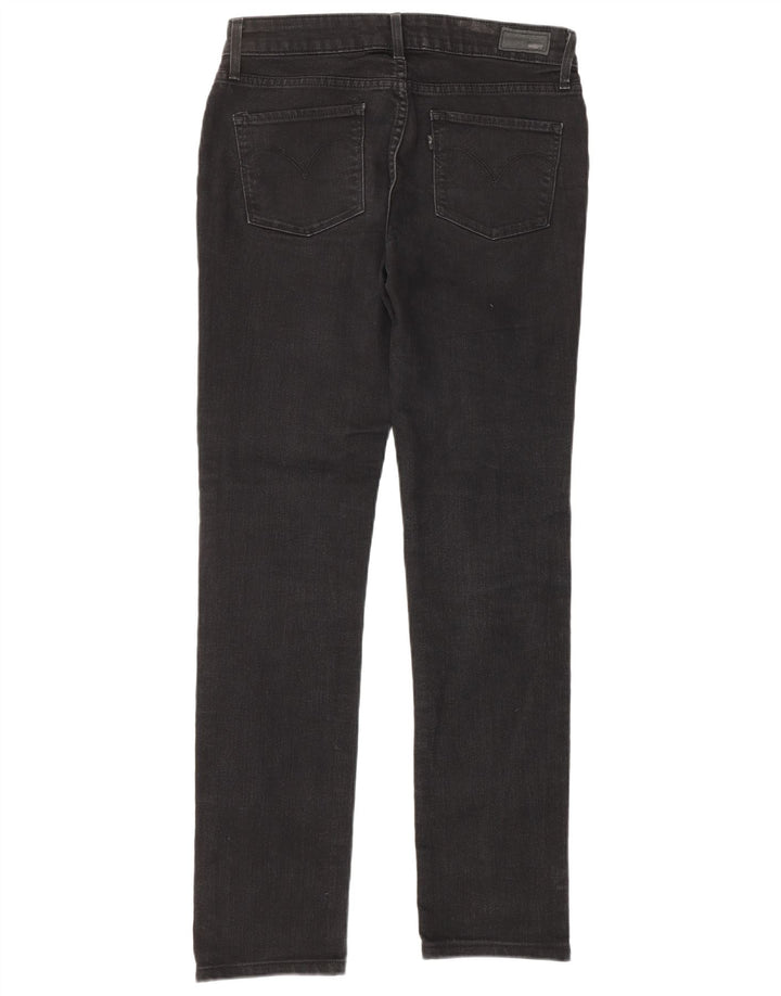 LEVI'S Womens Slight Curve Mid Rise Slim Jeans US 4 Small W27 L27 Grey