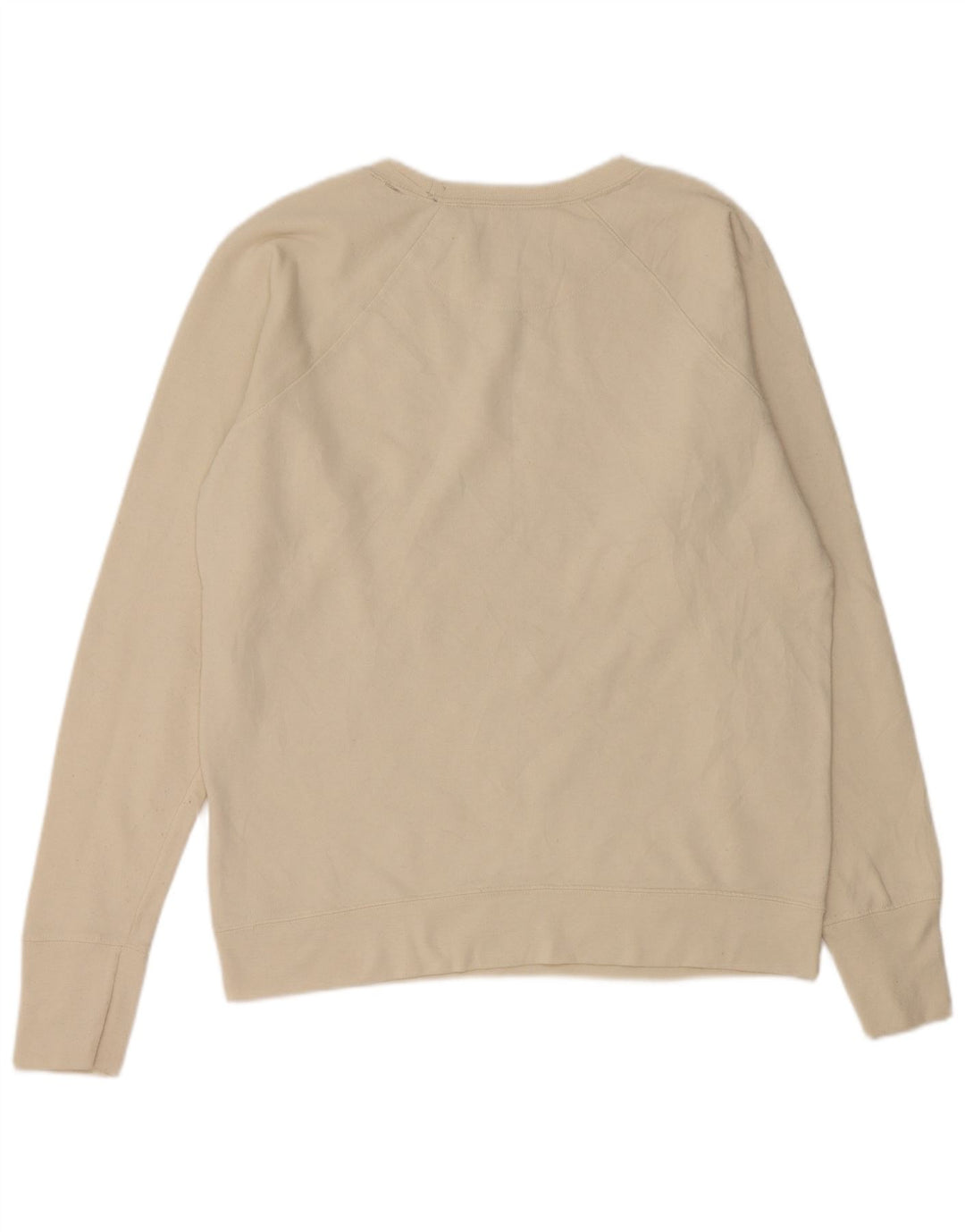 CHAMPION Mens Sweatshirt Jumper Large Off White Polyester