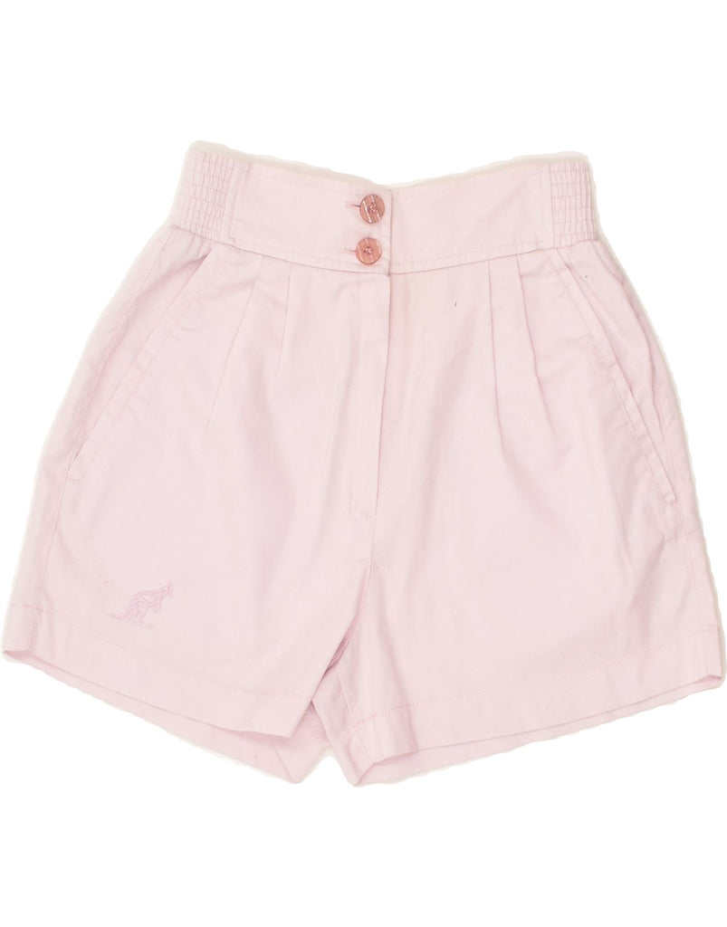 AUSTRALIAN L'ALPINA Womens Pegged Chino Shorts IT 42 Medium W28 Pink | Vintage AUSTRALIAN L'ALPINA | Thrift | Second-Hand AUSTRALIAN L'ALPINA | Used Clothing | Messina Hembry 