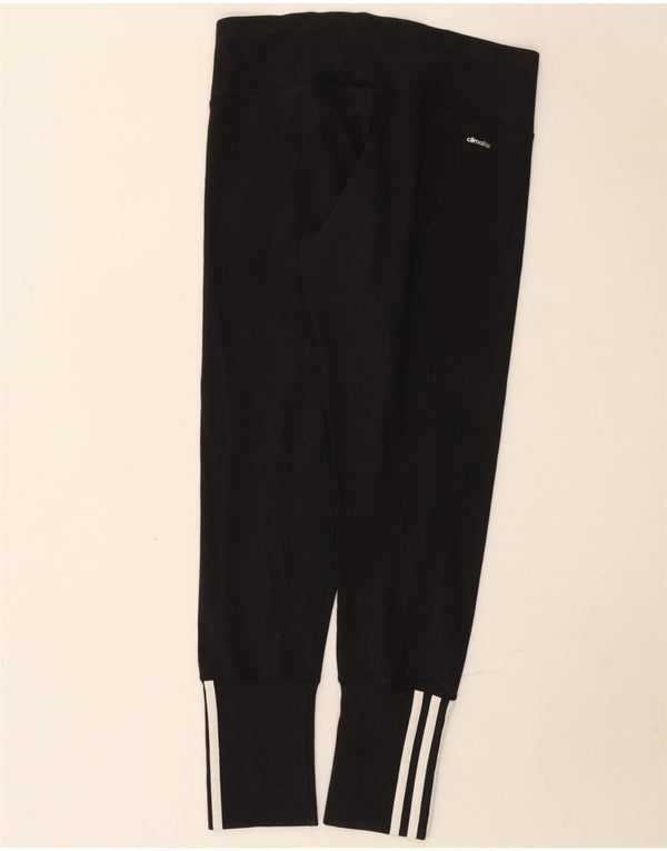 Adidas Womens Climalite Leggings UK 12/14 Medium Black Cotton