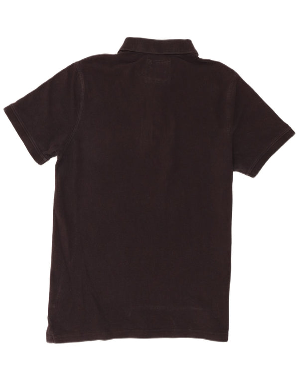Crew Clothing Mens Polo Shirt Large Black Cotton