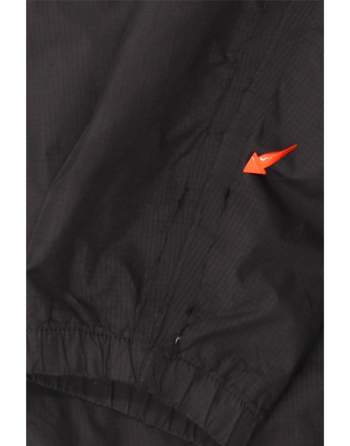 The North Face Mens Hyvent Hooded Rain Jacket UK 38 Medium Black Nylon