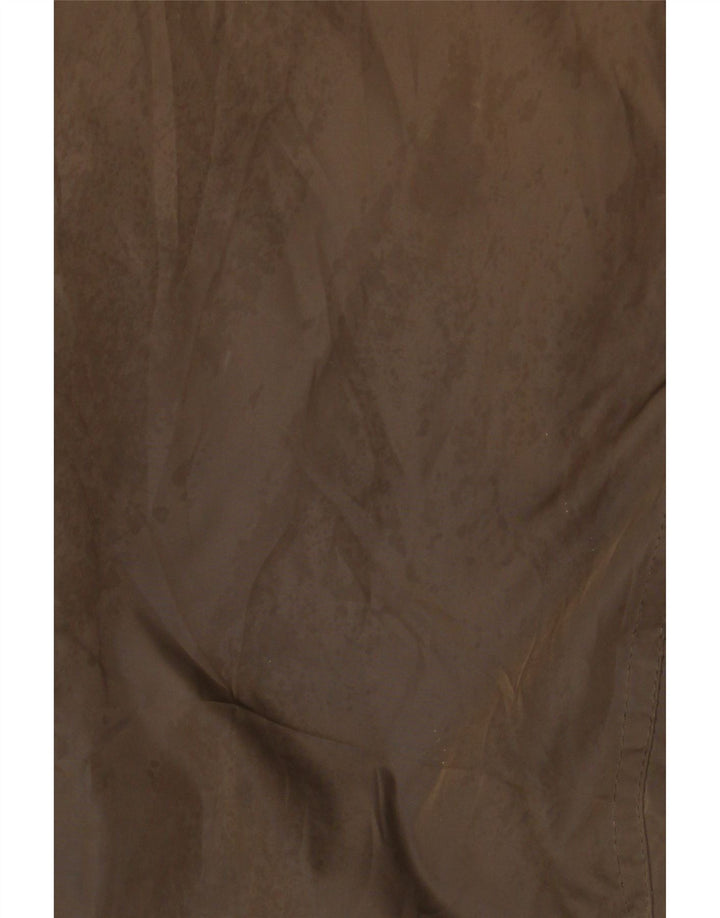 Zara Mens Bomber Jacket UK 36 Small Brown Polyester