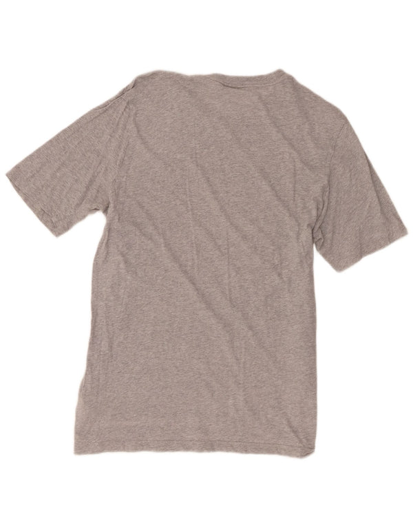 Adidas Mens T-Shirt Top Medium Grey Flecked Cotton